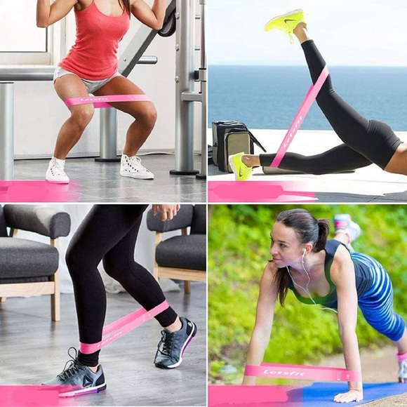 NIB Letsfit Set of 5, Resistance Loop Exercise Bands - Picture 4 of 6
